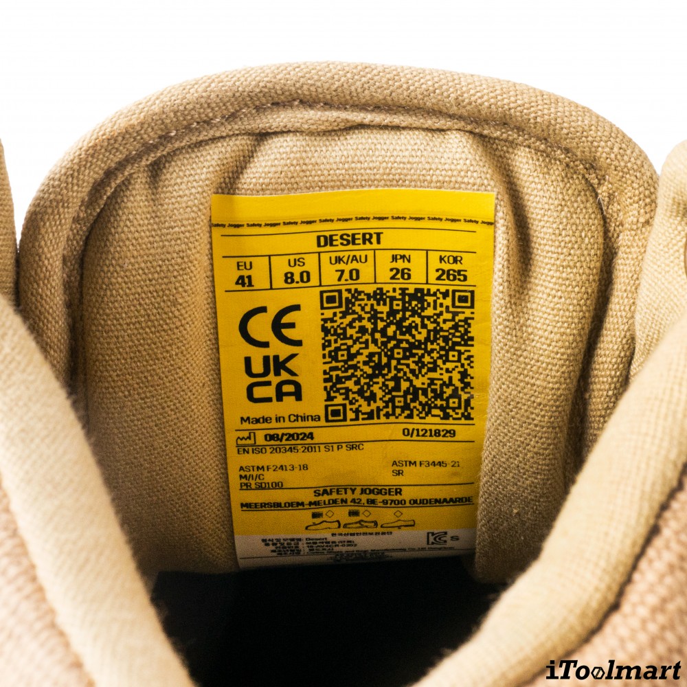 รองเท้าเซฟตี้ JOGGER DESERT หุ้มข้อ หัวเหล็ก เบอร์ EU 41 รองเท้าเซฟตี้ JOGGER DESERT หุ้มข้อ หัวเหล็ก เบอร์ EU 41