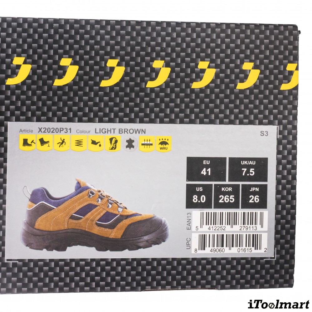 รองเท้าเซฟตี้ JOGGER X2020P หนังกลับ หุ้มส้น หัวคอมโพสิต เบอร์ 41
