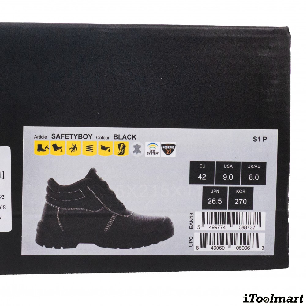 รองเท้าเซฟตี้ JOGGER SAFETYBOY หนังแท้ หุ้มข้อ เบอร์ EU 42 รองเท้าเซฟตี้ JOGGER SAFETYBOY หนังแท้ หุ้มข้อ เบอร์ EU 42