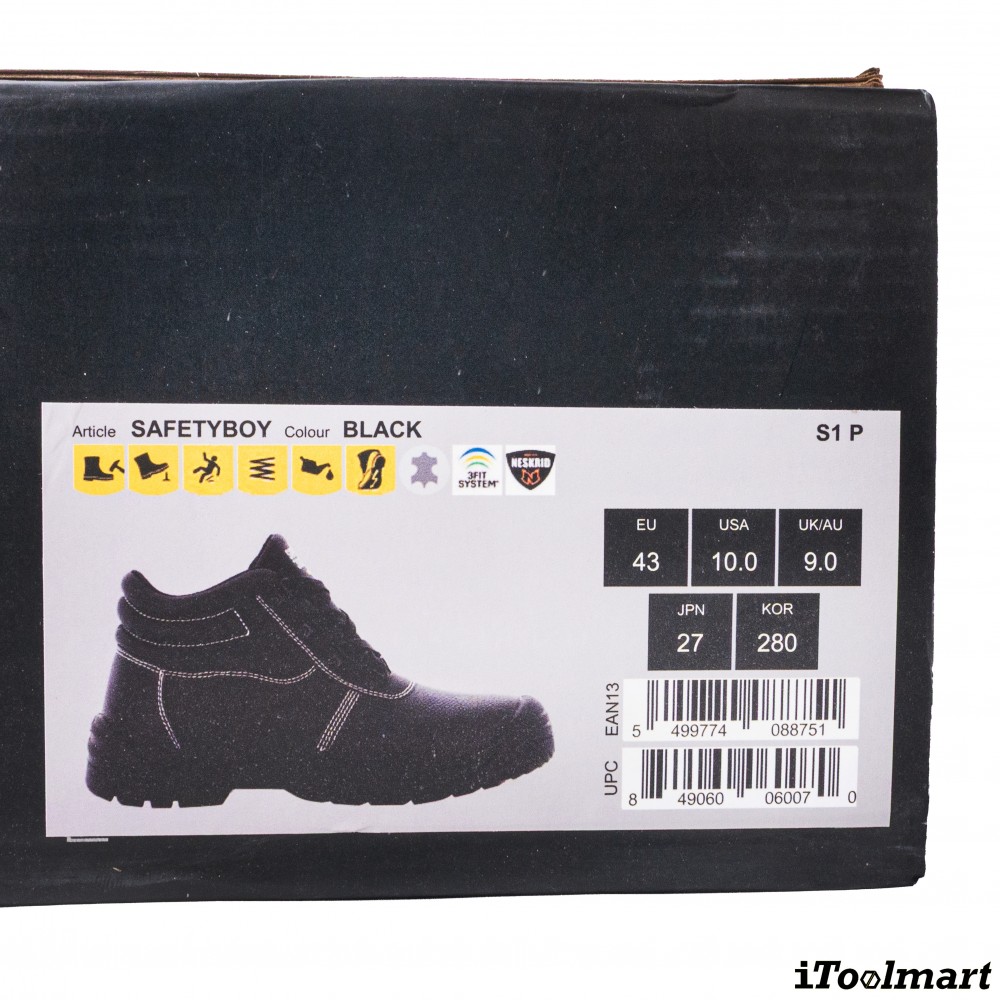 รองเท้าเซฟตี้ JOGGER SAFETYBOY หนังแท้ หุ้มข้อ เบอร์ EU 43 รองเท้าเซฟตี้ JOGGER SAFETYBOY หนังแท้ หุ้มข้อ เบอร์ EU 43