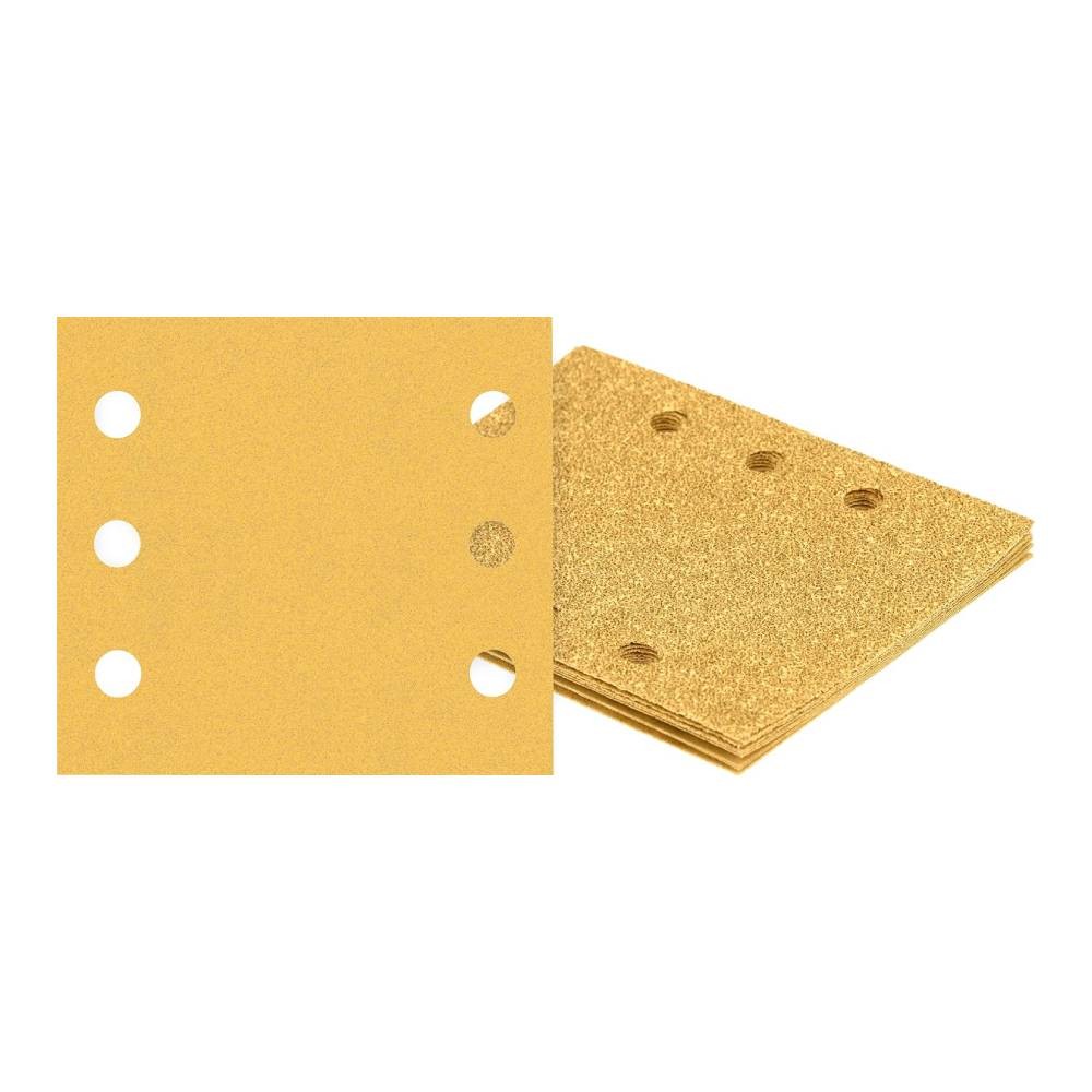 กระดาษทรายสี่เหลี่ยม BOSCH 2 608 900 893 C470 เบอร์ 120 ขนาด 115x107 mm   10แผ่น ชุด 