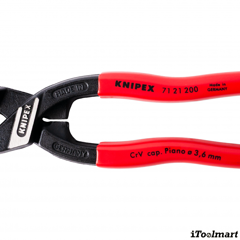 คีมตัดลวด Knipex 71 21 200 SB ปากเฉียง CoBolt ตัดอเนกประสงค์ ขนาด 200 mm 