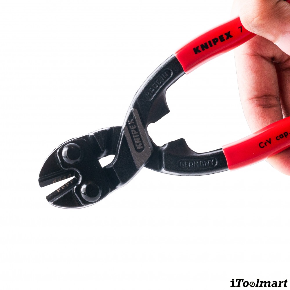 คีมตัดลวด Knipex 71 21 200 SB ปากเฉียง CoBolt ตัดอเนกประสงค์ ขนาด 200 mm 
