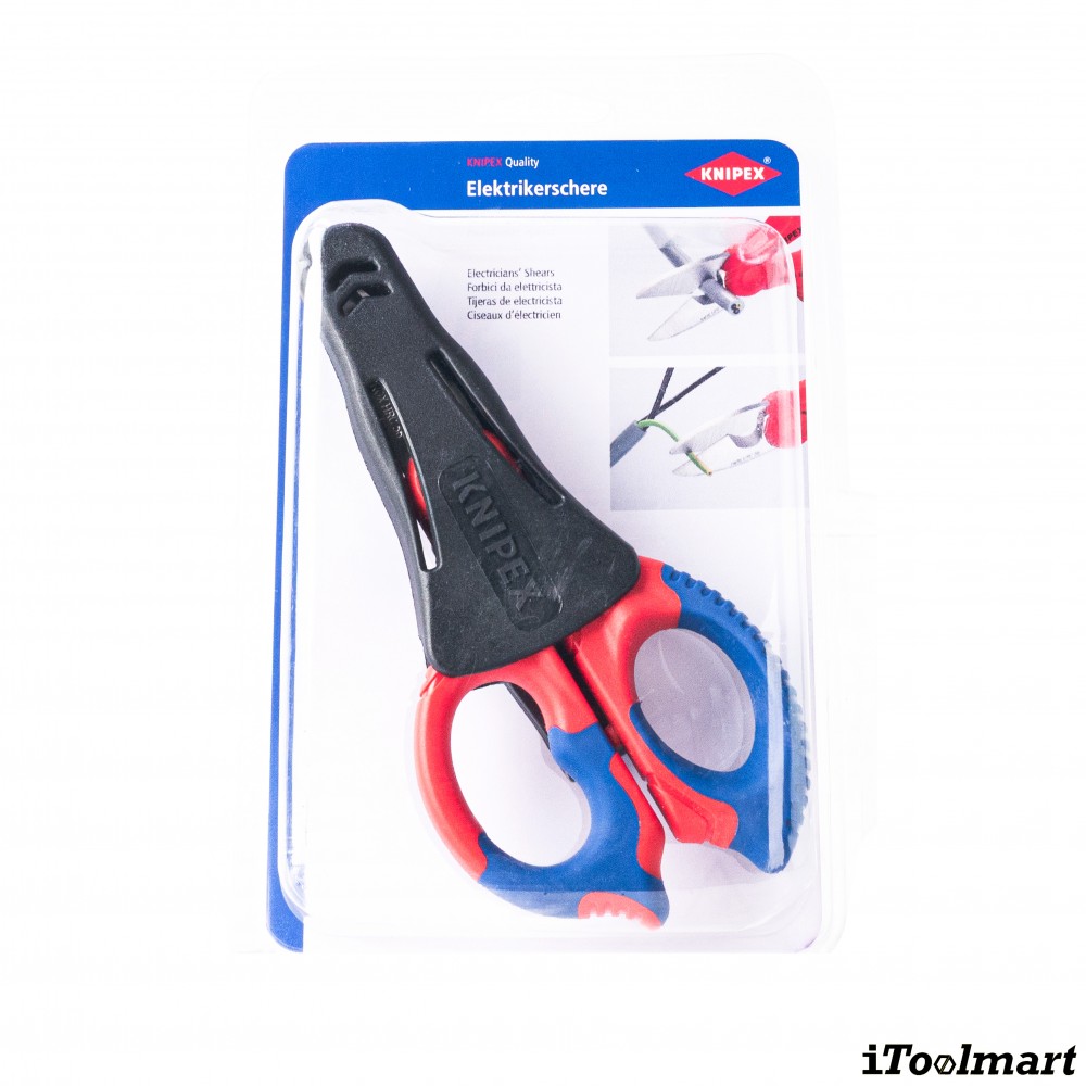 กรรไกร KNIPEX 95 05 155 SB Electricians  Shears