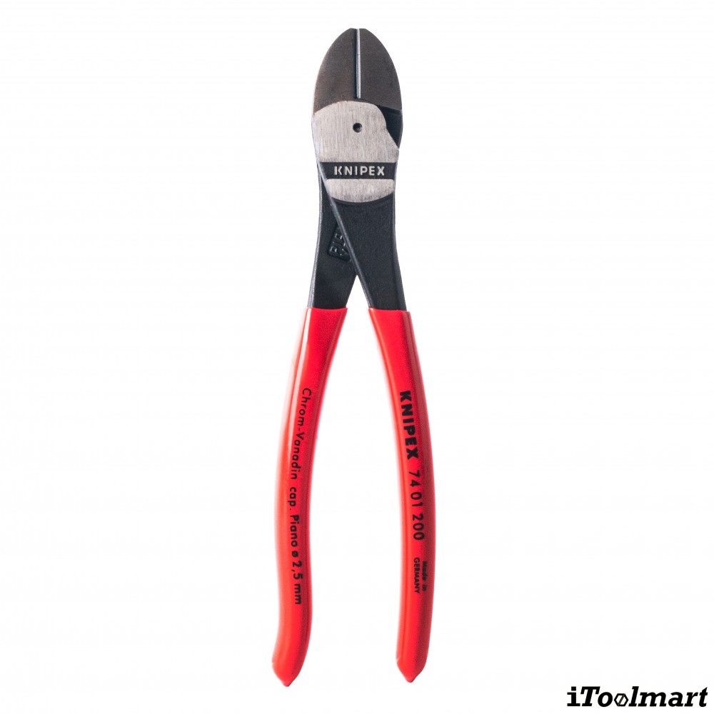 คีมตัดลวด Knipex 74 01 200 SB คีมปากเฉียงที่มีแรงงัดสูง 200 mm 