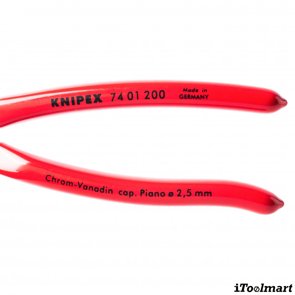 คีมตัดลวด Knipex 74 01 200 SB คีมปากเฉียงที่มีแรงงัดสูง 200 mm 