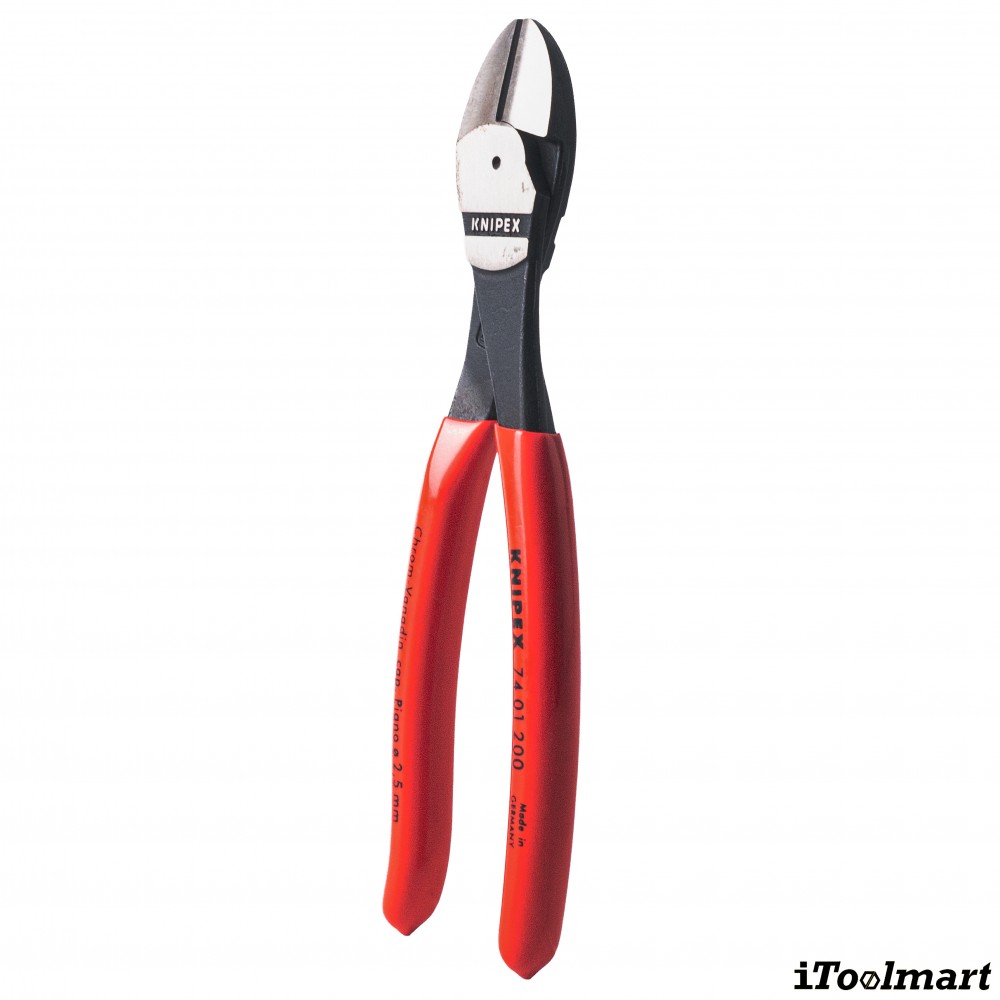 คีมตัดลวด Knipex 74 01 200 SB คีมปากเฉียงที่มีแรงงัดสูง 200 mm 