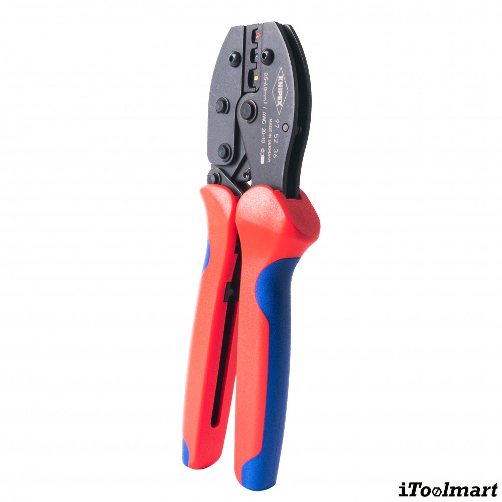 คีมย้ำ Knipex 97 52 36 SB PreciForce® หางปลา 0 5 6 mm