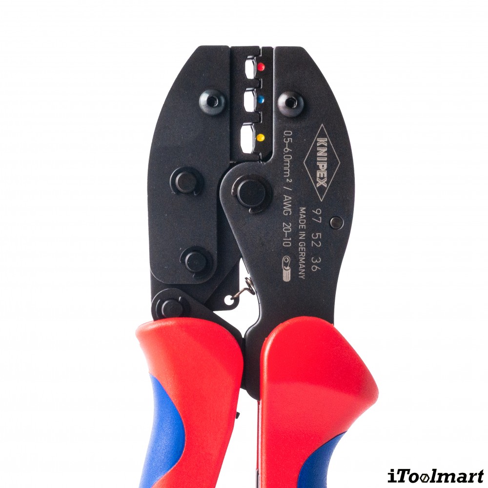 คีมย้ำ Knipex 97 52 36 SB PreciForce® หางปลา 0 5 6 mm