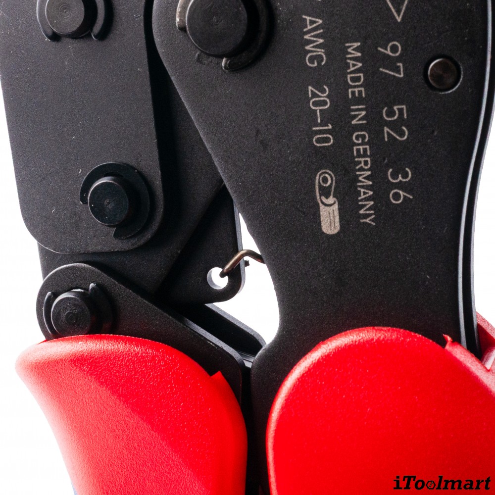 คีมย้ำ Knipex 97 52 36 SB PreciForce® หางปลา 0 5 6 mm