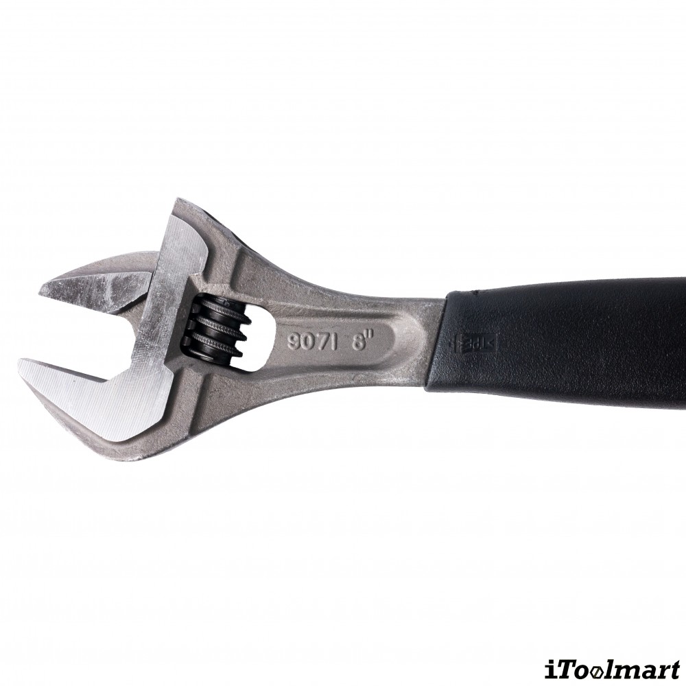 ประแจเลื่อน BAHCO 9071 ขนาด 8 นิ้ว ด้ามจับหุ้มด้วย Thermoplastic Elastomer ประแจเลื่อน BAHCO 9071 ขนาด 8 นิ้ว ด้ามจับหุ้มด้วย Thermoplastic Elastomer