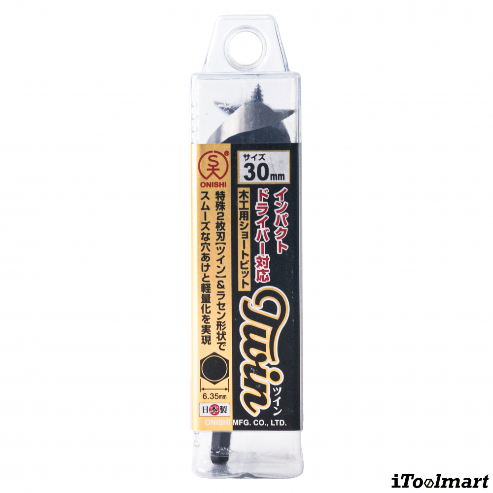 ดอกสว่านเจาะไม้ ONISHI No 1 T Auger Bits ขนาด 30 mm   1 3 16 นิ้ว 