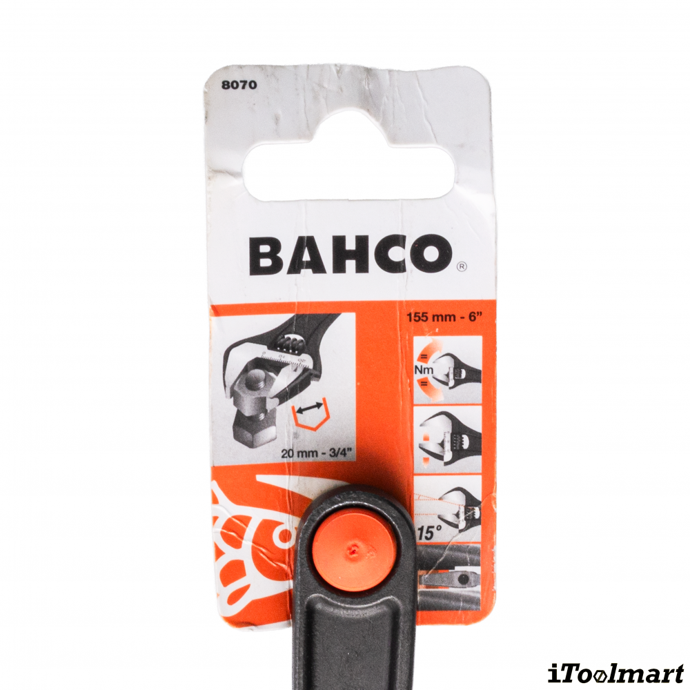 ประแจเลื่อน BAHCO 8070 ขนาด 6 นิ้ว