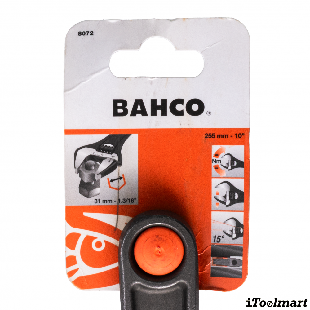 ประแจเลื่อน BAHCO 8072 ขนาด 10 นิ้ว