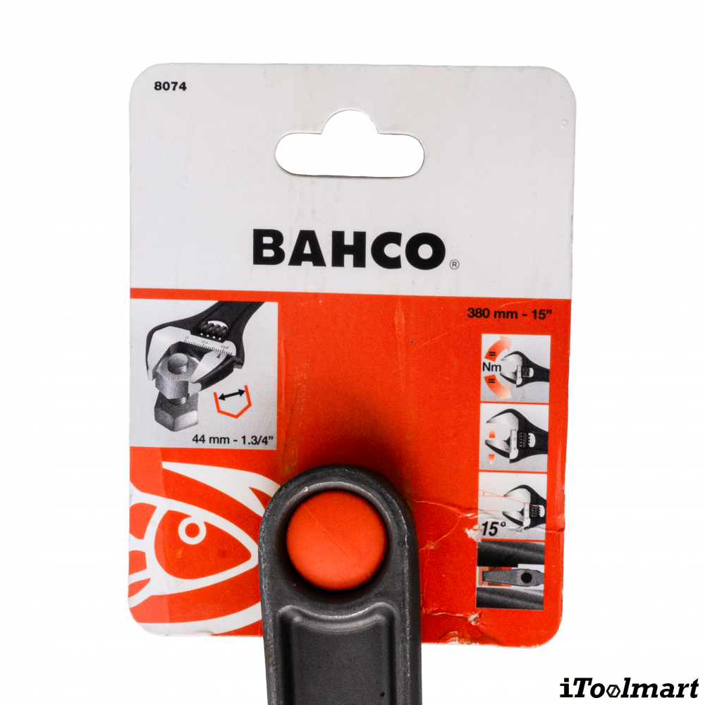 ประแจเลื่อน BAHCO 8074 ขนาด 15 นิ้ว