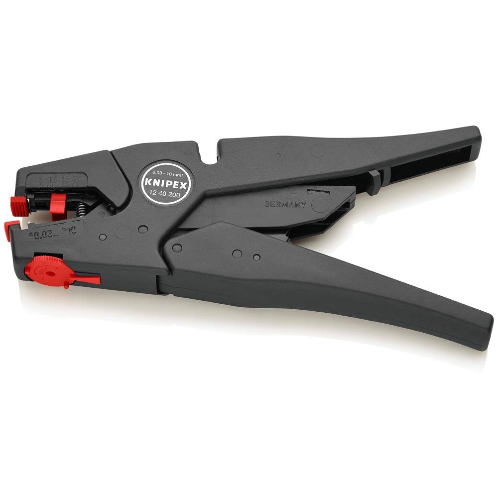 คีมปอกสายไฟ KNIPEX 12 40 200 ขนาด 0 03 10 0 mm 