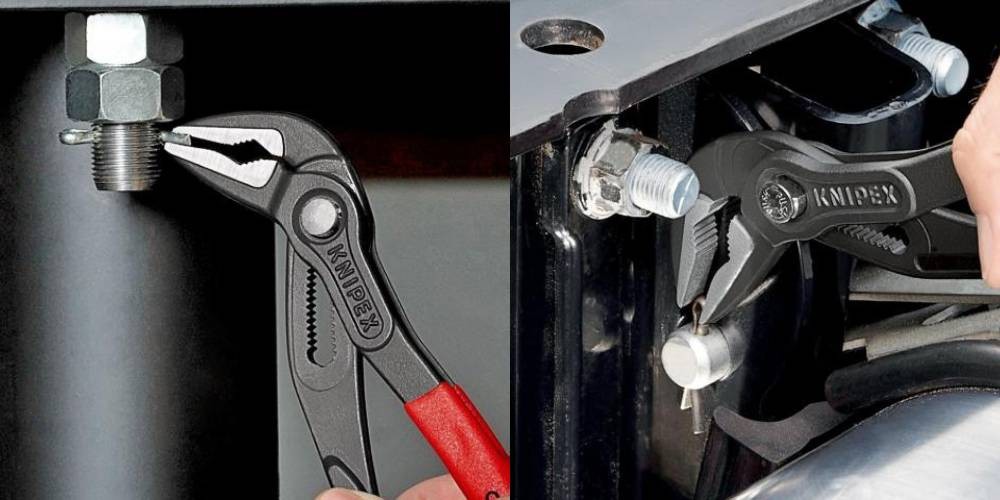 คีมคอม้า KNIPEX Cobra ES Water Pump Pliers 87 51 180 ขนาด 180 mm