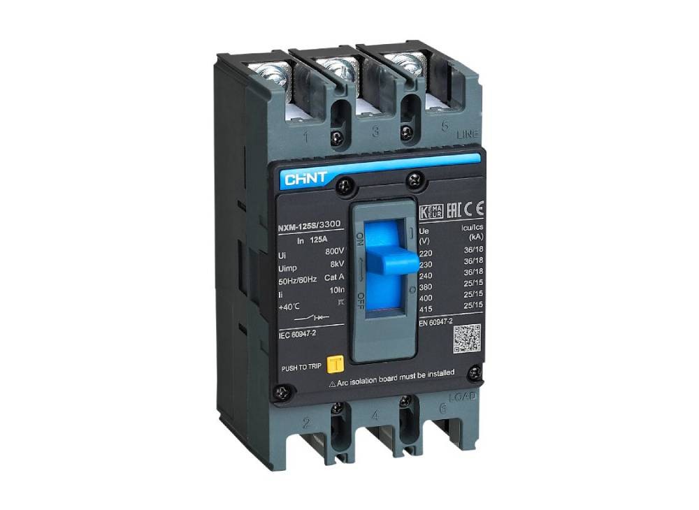 เซอร์กิตเบรกเกอร์ CHINT NXM 125S 3300 16A 25kA 125AF แรงดัน 380 โวลต์ กระแส 16 แอมป์ เซอร์กิตเบรกเกอร์ CHINT NXM 125S 3300 16A 25kA 125AF แรงดัน 380 โวลต์ กระแส 16 แอมป์