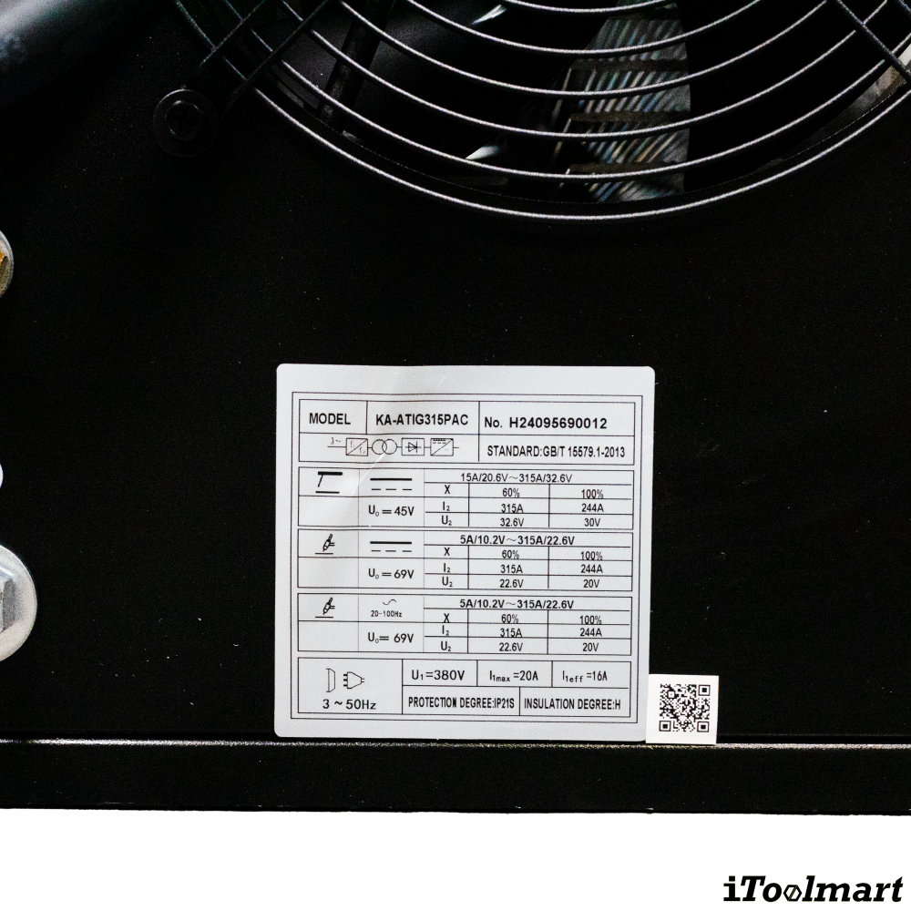 เครื่องเชื่อม TIG KOVET KA ATIG315PAC Aotai Water Cooled ไฟ 3 สาย  เครื่องเชื่อม TIG KOVET KA ATIG315PAC Aotai Water Cooled ไฟ 3 สาย