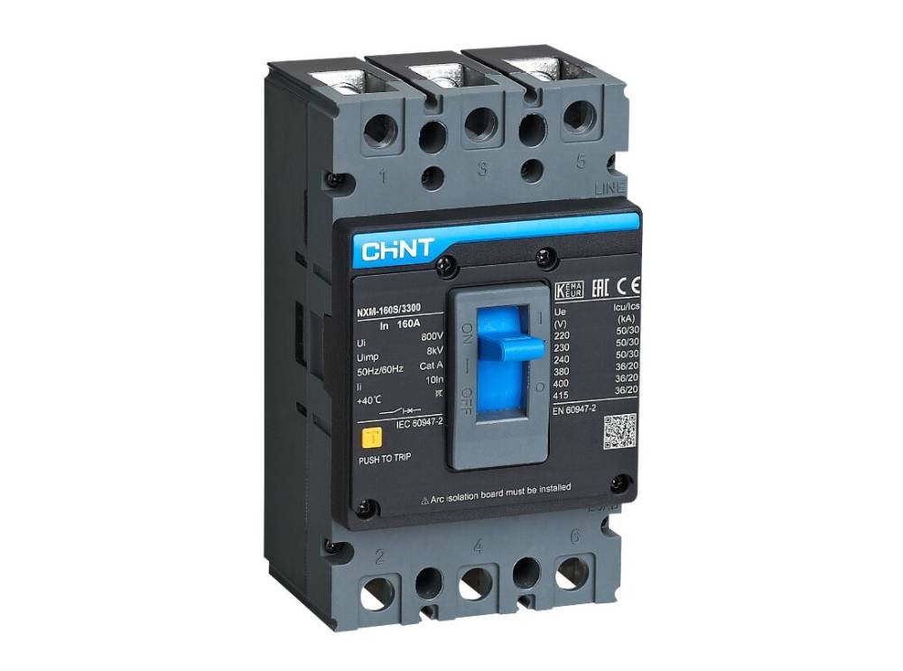 เซอร์กิตเบรกเกอร์ CHINT NXM 160S 3300 25A 36kA 160AF แรงดัน 380 โวลต์ กระแส 25 แอมป์ เซอร์กิตเบรกเกอร์ CHINT NXM 160S 3300 25A 36kA 160AF แรงดัน 380 โวลต์ กระแส 25 แอมป์