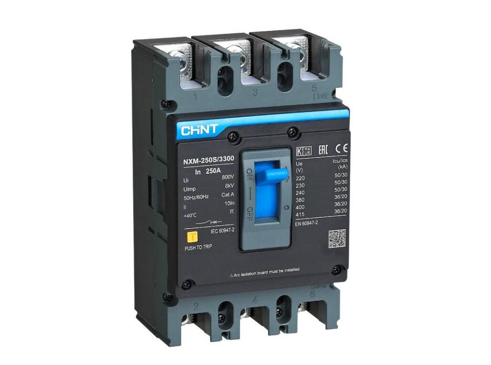 เซอร์กิตเบรกเกอร์ CHINT NXM 250S 3300 160A 36kA 250AF แรงดัน 380 โวลต์ กระแส 160 แอมป์ เซอร์กิตเบรกเกอร์ CHINT NXM 250S 3300 160A 36kA 250AF แรงดัน 380 โวลต์ กระแส 160 แอมป์