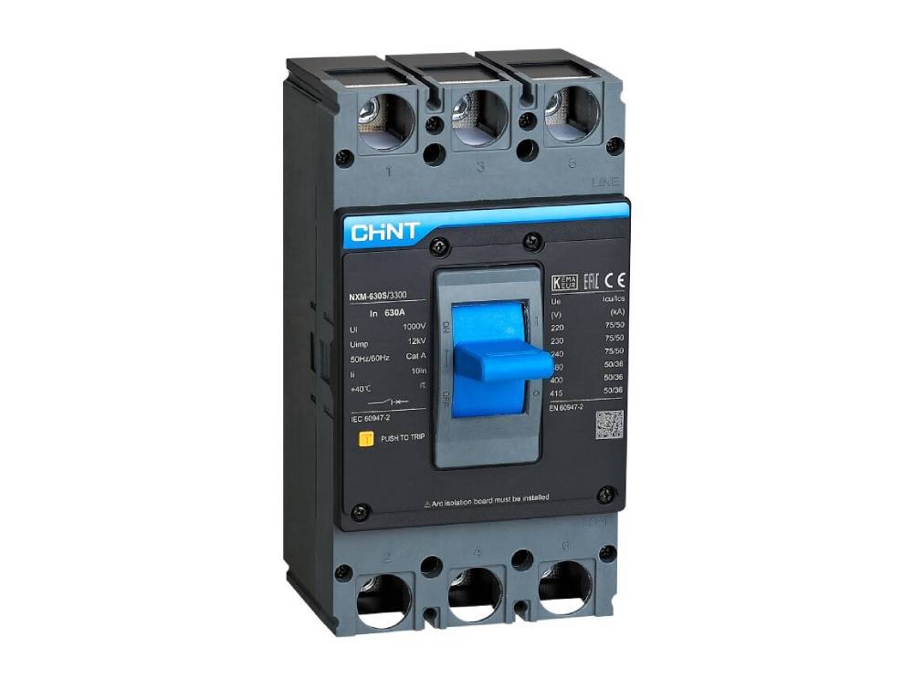 เซอร์กิตเบรกเกอร์ CHINT NXM 630S 3300 500A 50kA 630AF แรงดัน 380 โวลต์ กระแส 500 แอมป์ เซอร์กิตเบรกเกอร์ CHINT NXM 630S 3300 500A 50kA 630AF แรงดัน 380 โวลต์ กระแส 500 แอมป์