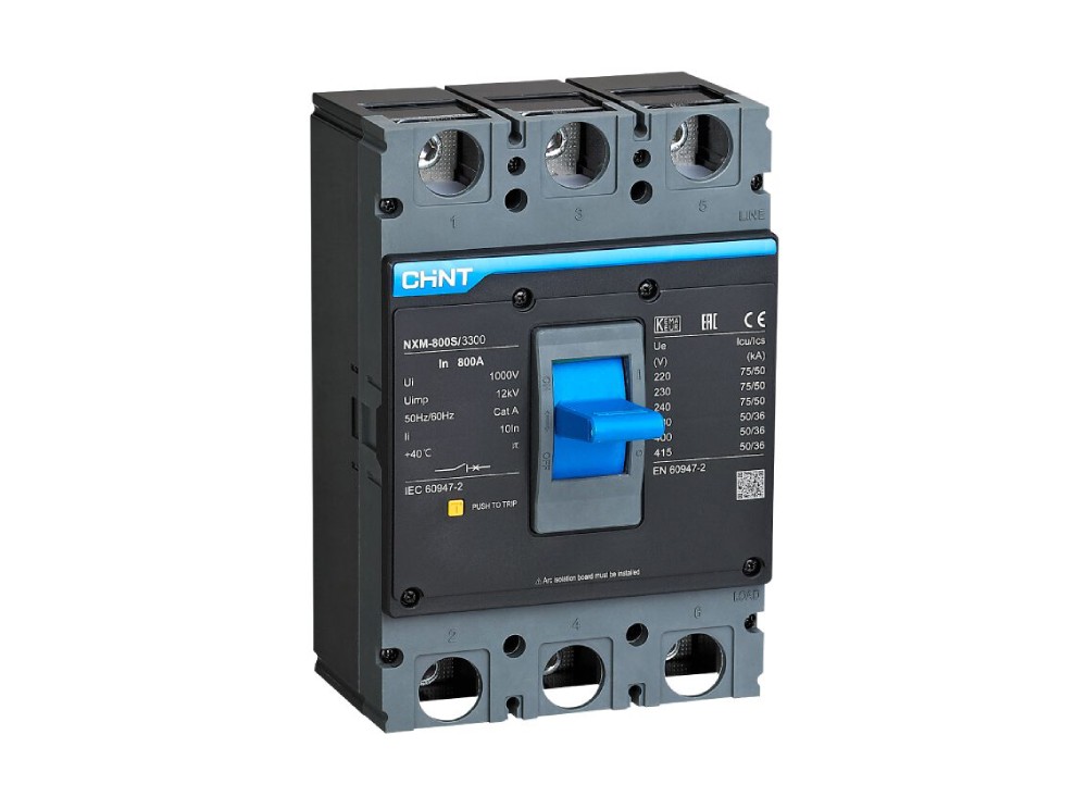 เซอร์กิตเบรกเกอร์ CHINT NXM 800S 3300 800A 50kA 800AF แรงดัน 380 โวลต์ กระแส 800 แอมป์ เซอร์กิตเบรกเกอร์ CHINT NXM 800S 3300 800A 50kA 800AF แรงดัน 380 โวลต์ กระแส 800 แอมป์