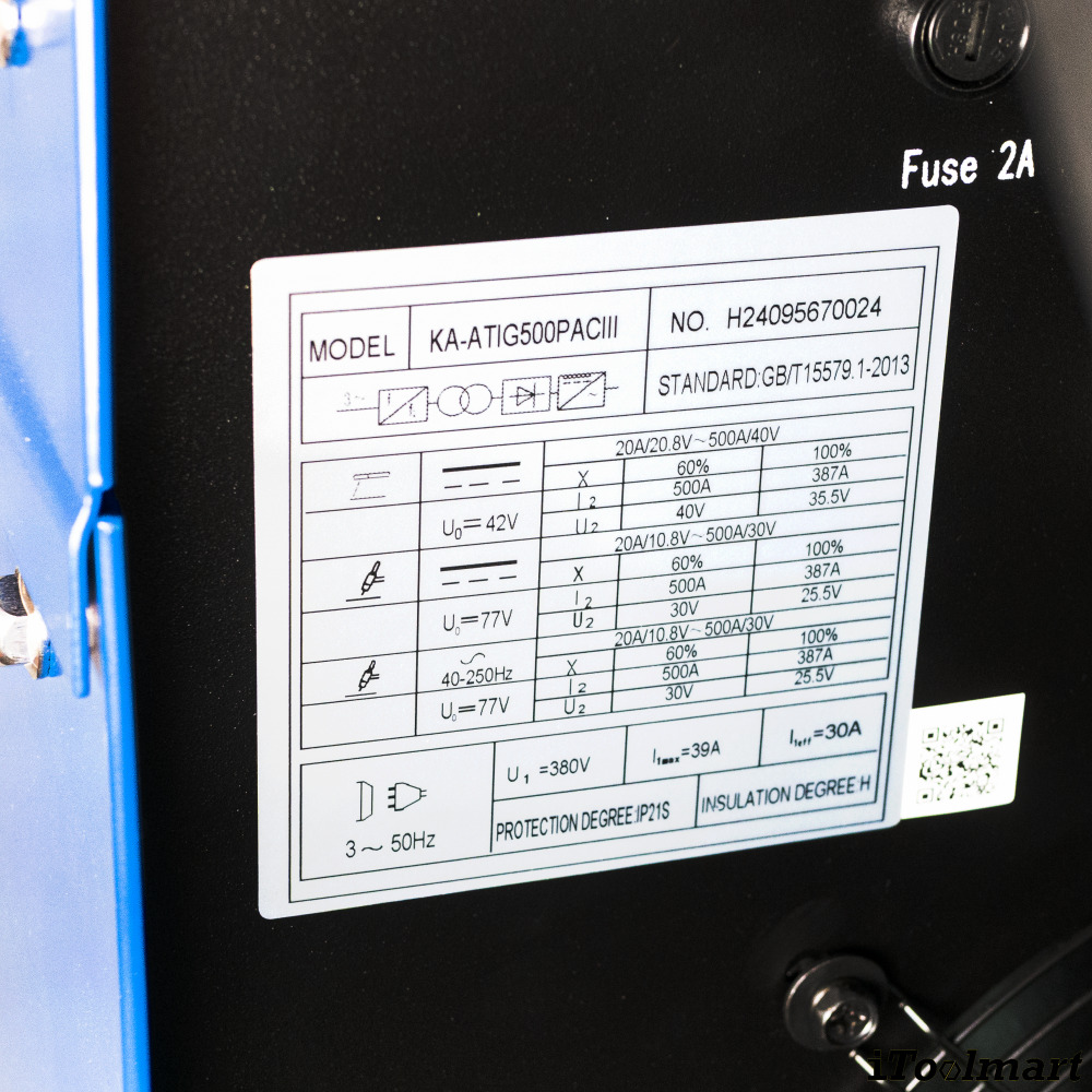 เครื่องเชื่อม TIG KOVET ATIG500PAC III Aotai Water Cooled ไฟ 3 สาย