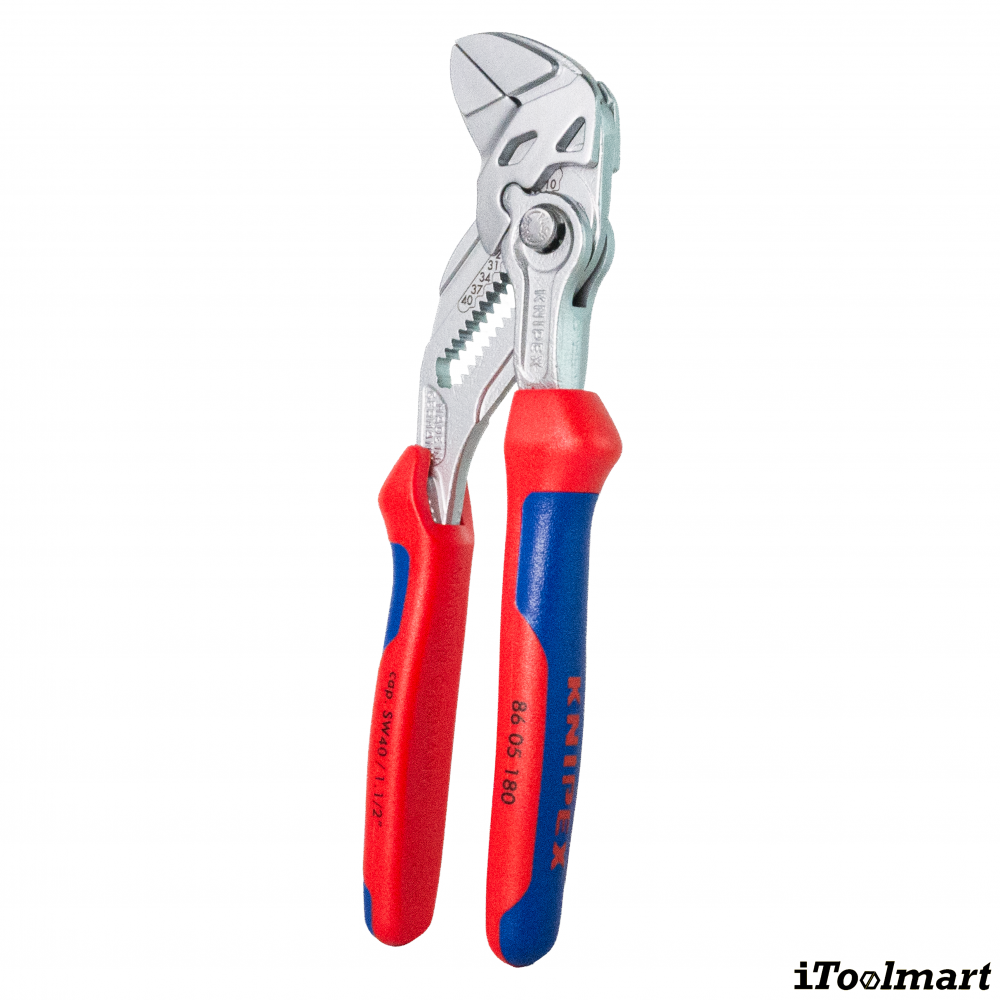 คีมคอม้า Knipex 86 05 180 SB Pliers Wrenches 180 mm 