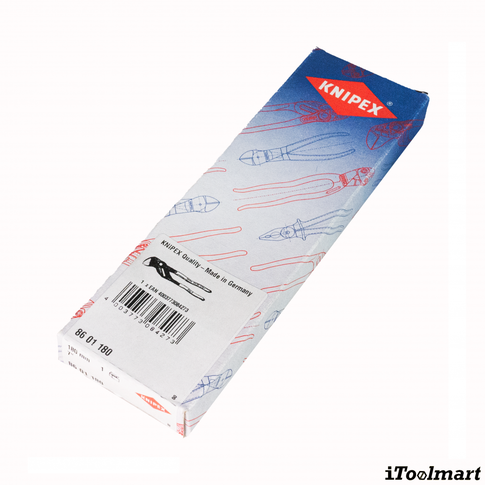 คีมคอม้า KNIPEX 86 01 180 SB Pliers Wrench