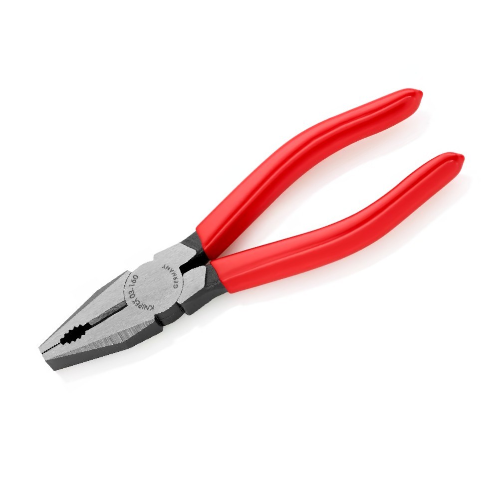 คีมคีมปากจิ้งจก Knipex 03 01 160 SB ปากผสม Combination Pliers 160 mm 