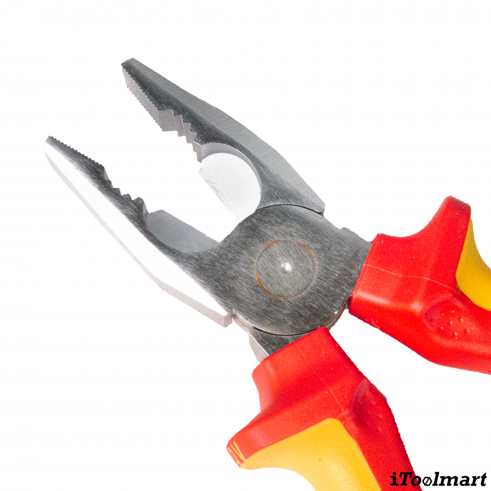 คีมปากจิ้งจก KNIPEX 03 06 200 SB Chrome plated ด้ามจับ VDE