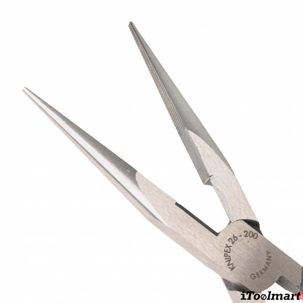 คีมปากแหลม Knipex 26 11 200 SB ด้ามพลาสติก ขนาด 200 mm   SNIPE NOSE SIDE CUTTING PLIERS 