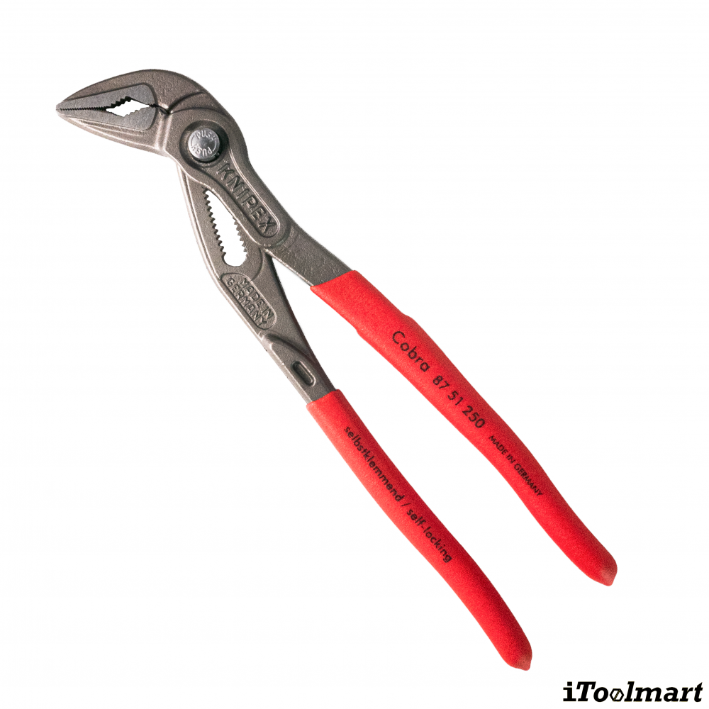คีมคอม้า KNIPEX Cobra 87 51 250 SB Water Pump Pliers extra slim