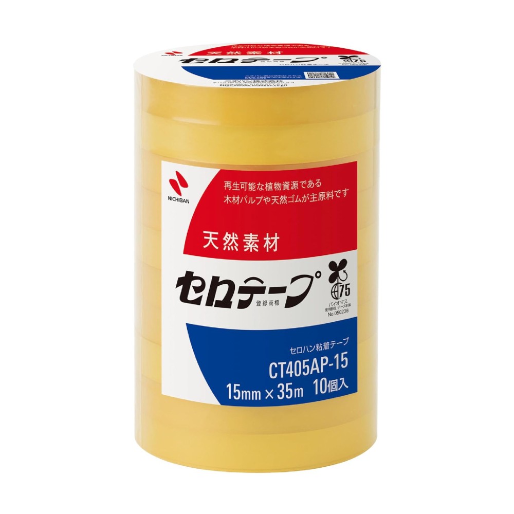 เทปใสอเนกประสงค์ NICHIBAN CT405AP 15 ตัดง่ายเป็นมิตรต่อสิ่งแวดล้อม