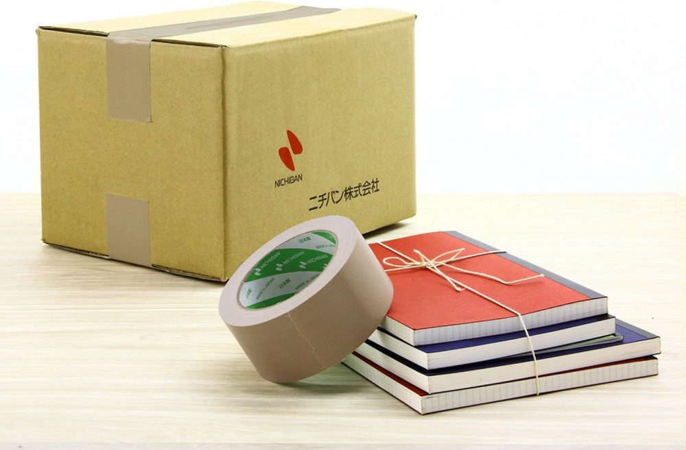 เทปผ้ากาว NICHIBAN 102N7 50 สีดินเหลือง ขนาด 50 มม x 25 ม