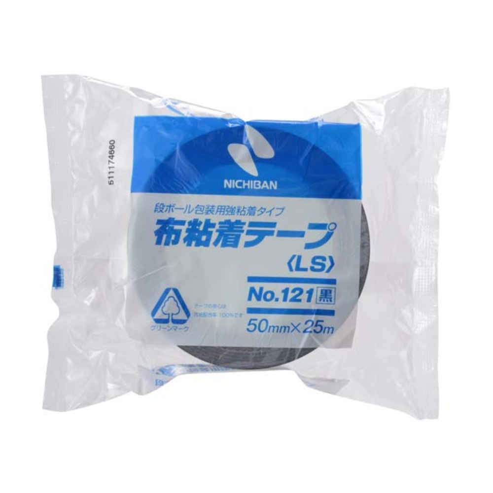 เทปผ้า NICHIBAN 1216 50 ขนาด 50มม x 25เมตร สีดำ ประสิทธิภาพสูง