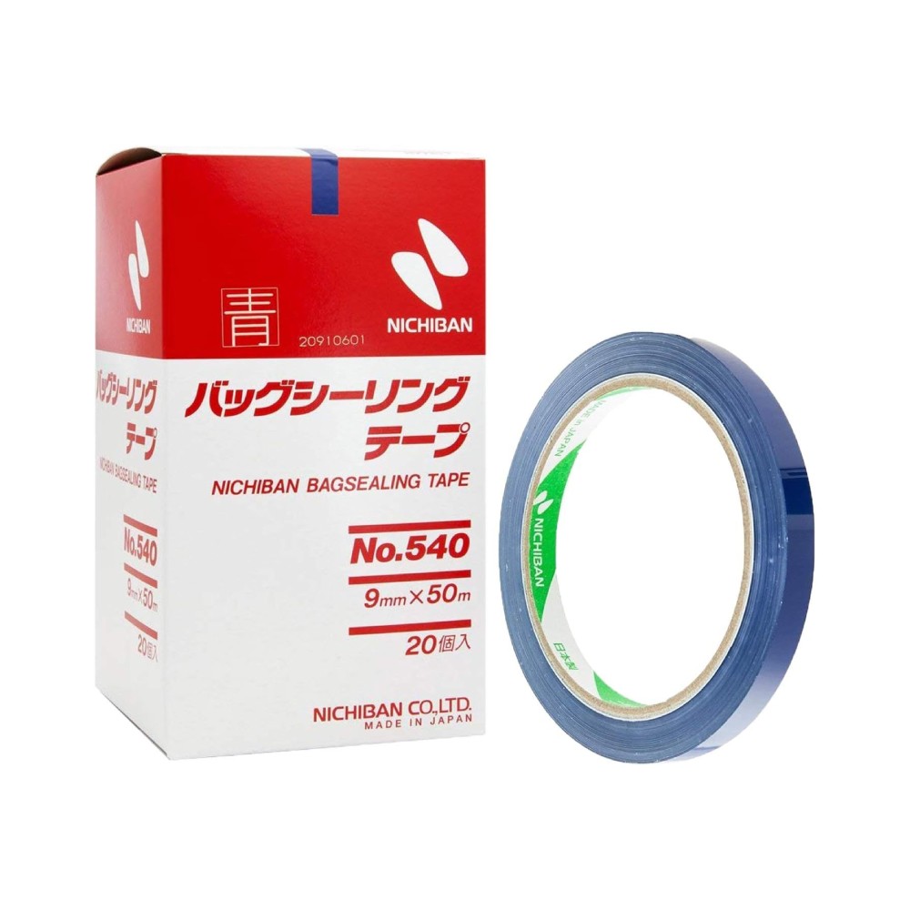 เทปปิดปากถุง NICHIBAN 540B ทนทานกันความชื้น สีน้ำเงิน
