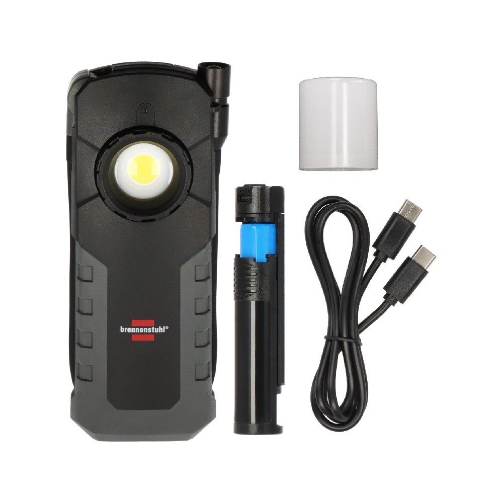 ไฟตรวจสอบ LED Brennenstuhl 1173730008 แบบชาร์จไฟได้ระดับมืออาชีพ HL 1000 ACW 