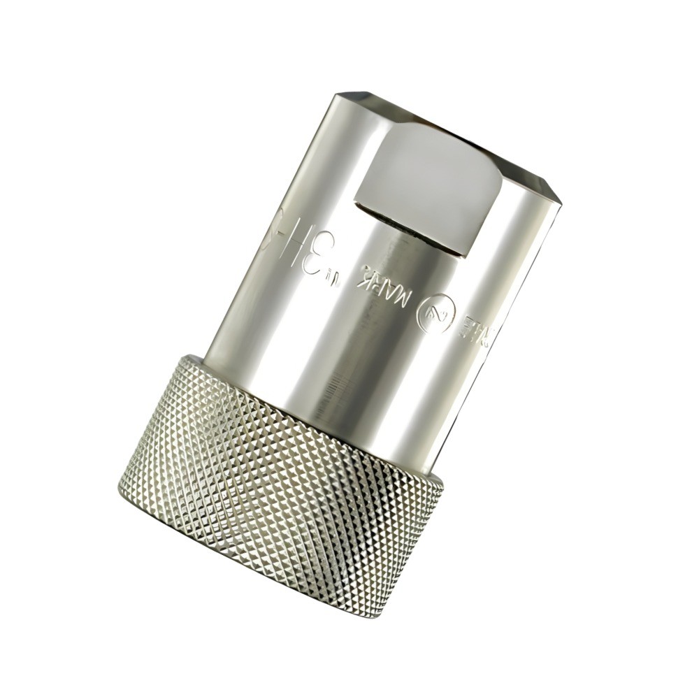 ข้อต่อลมเร็วเหล็กกล้า NITTO KOHKI 16HS STEEL NBR วาล์วปิดอัตโนมัติแรงดันสูง