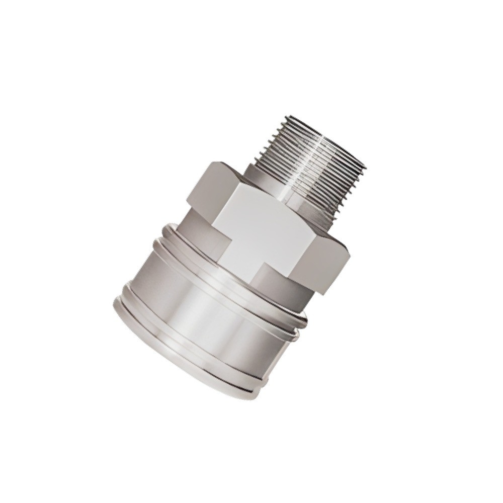 ข้อต่อคอปเปอร์สแตนเลส NITTO KOHKI 12TSM SUS NBR เกลียวใน 1 2 นิ้ว แบบไม่มีวาล์ว