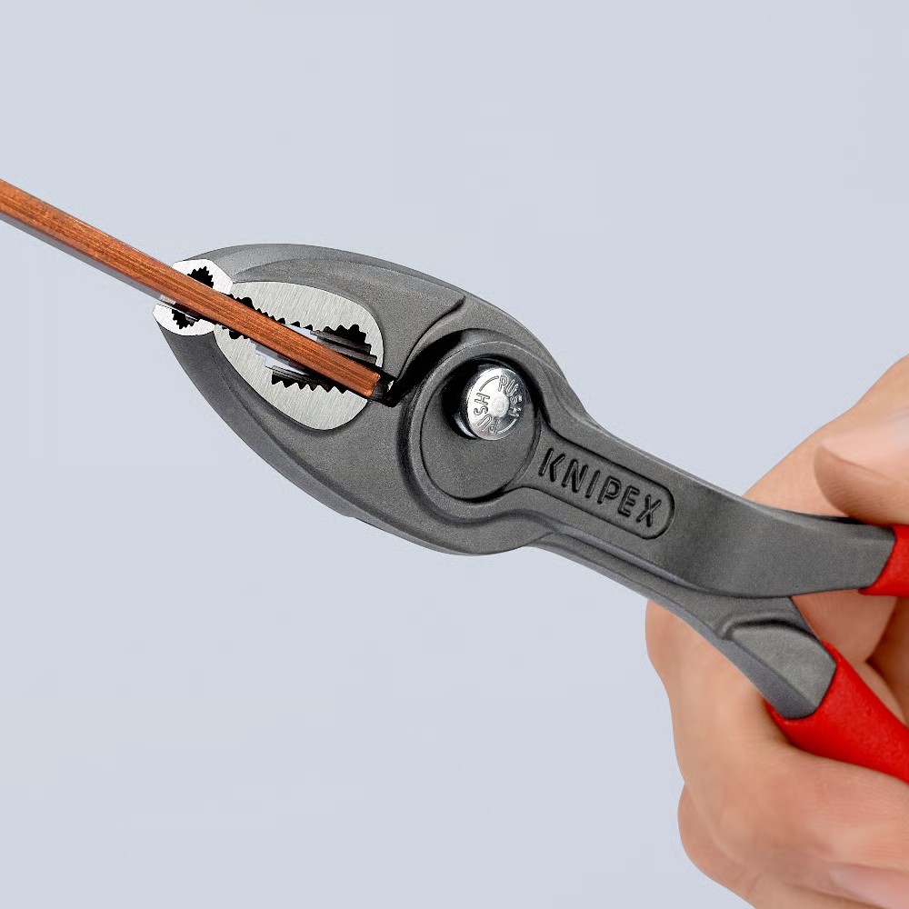 คีมเอนกประสงค์  KNIPEX 82 01 200 TwinGrip Front and side gripping pliers ขนาด 200 mm 