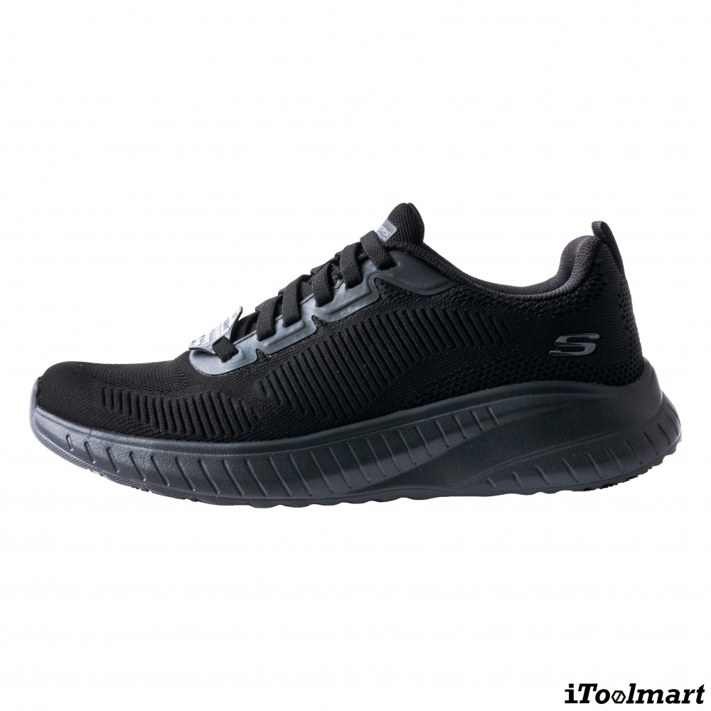 รองเท้าเซฟตี้ Skechers 200274 Squad Chaos SR Fellker ผู้ชาย สีดำ พื้นกันลื่น ระบายอากาศได้ดี ป้องกันอันตรายจากไฟฟ้า