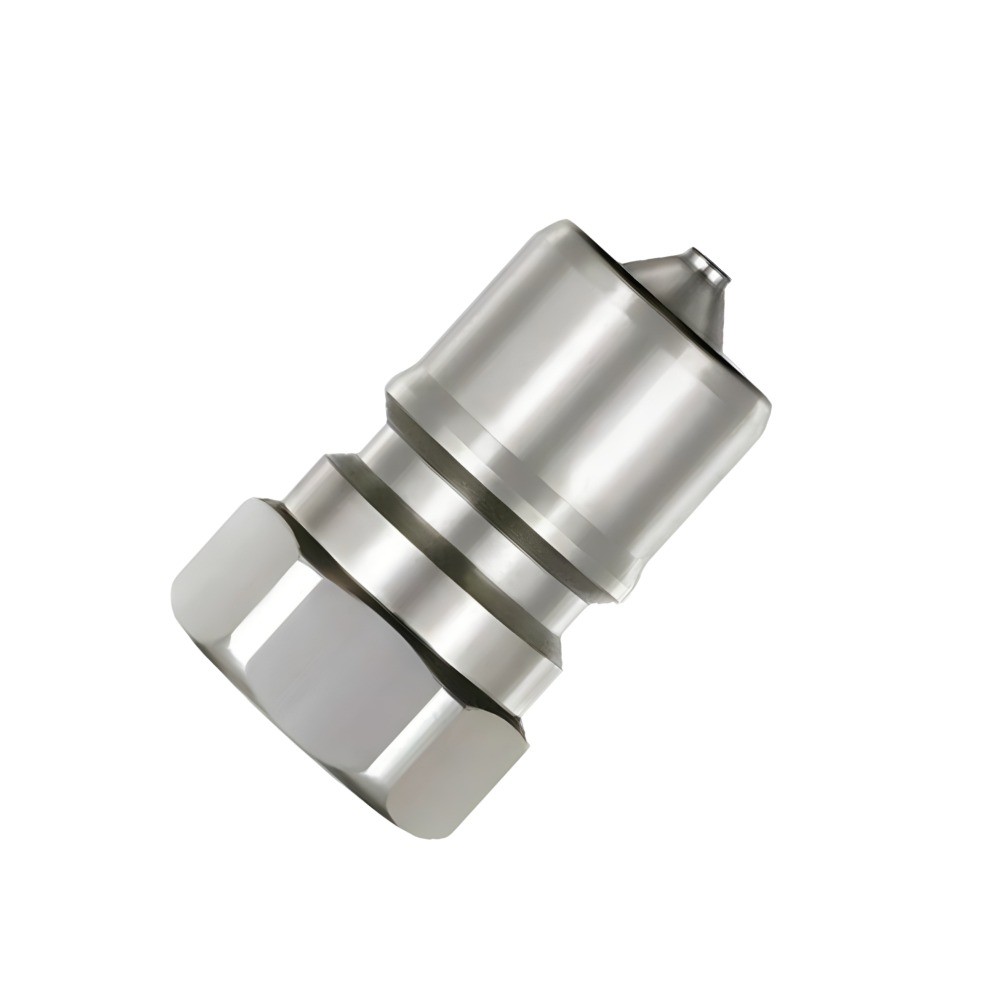 คัปเปิลปลั๊กสแตนเลส NITTO KOHKI 12P A SUS NBR ขนาด 1 1 2 นิ้ว ชนิดเปิด ปิดสองทาง