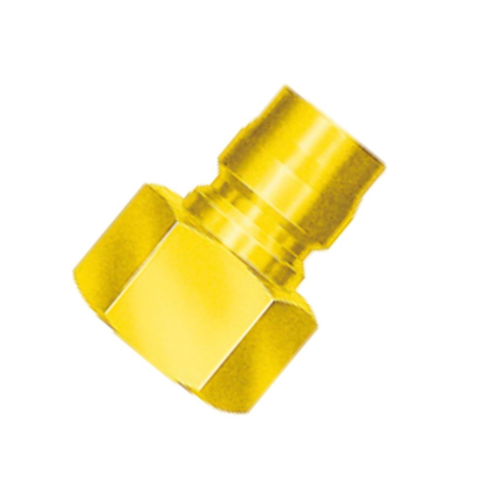 ข้อต่อคอปเปอร์ทองเหลือง NITTO KOHKI 16TPF BRASS แบบไม่มีวาล์ว