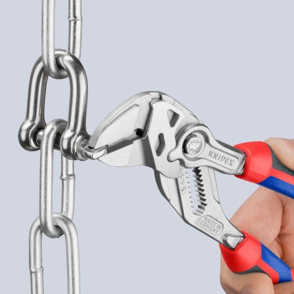 คีมคอม้า Knipex 86 05 180 SB Pliers Wrenches 180 mm 
