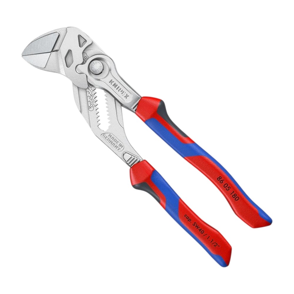 คีมคอม้า Knipex 86 05 180 SB Pliers Wrenches 180 mm 