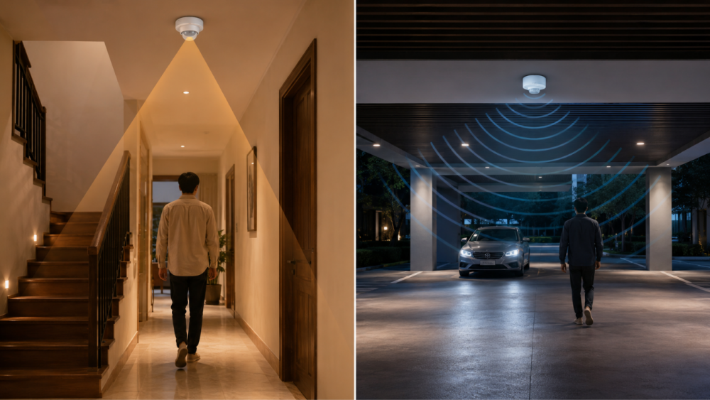PIR Sensor กับ Microwave Sensor ต่างกันยังไง เลือกเซนเซอร์ตรวจจับการเคลื่อนไหวผิด อาจทำให้ไฟติดเองบ่อย PIR Sensor กับ Microwave Sensor ต่างกันยังไง เลือกเซนเซอร์ตรวจจับการเคลื่อนไหวผิด อาจทำให้ไฟติดเองบ่อย