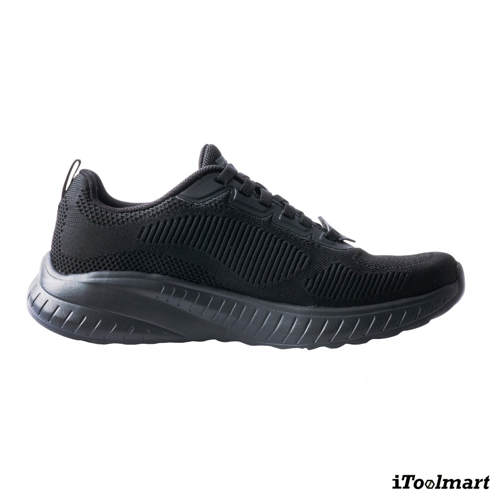 รองเท้าเซฟตี้ Skechers 200274 Squad Chaos SR Fellker ผู้ชาย EU 41  8 US  สีดำ พื้นกันลื่น ระบายอากาศได้ดี ป้องกันอันตรายจากไฟฟ้า