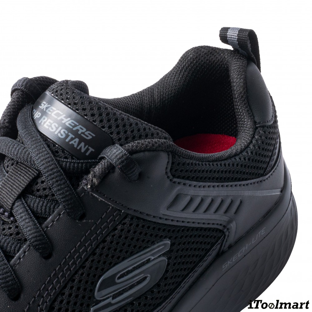 รองเท้าเซฟตี้ Skechers 200282 Skech Lite Pro SR Skaut ผู้ชาย EU 41  8 US  สีดำ พื้นกันลื่น ระบายอากาศได้ดี ป้องกันอันตรายจากไฟฟ้า